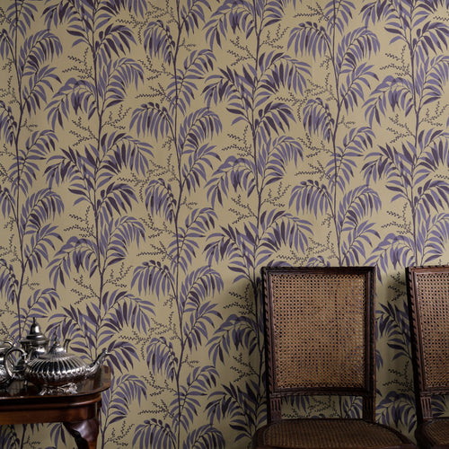 Ferns wallpaper, Casablanca Afternoon, 5 colors, PVC free, made in Sweden