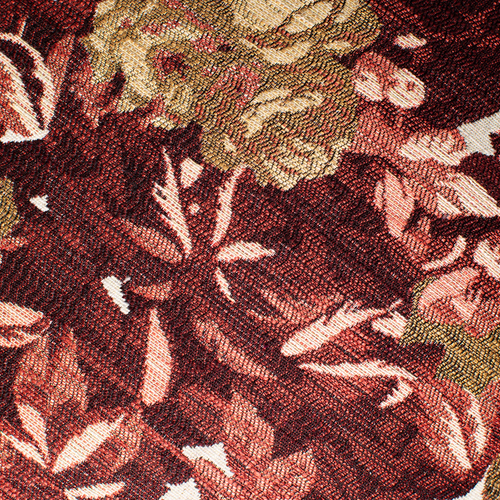 Roseto floral woven upholstery fabric made in italy