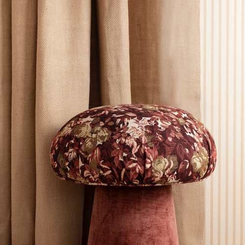Roseto floral woven upholstery fabric made in italy