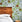 Red Flowers on Blue background wallpaper made in the USA, custom colors available
