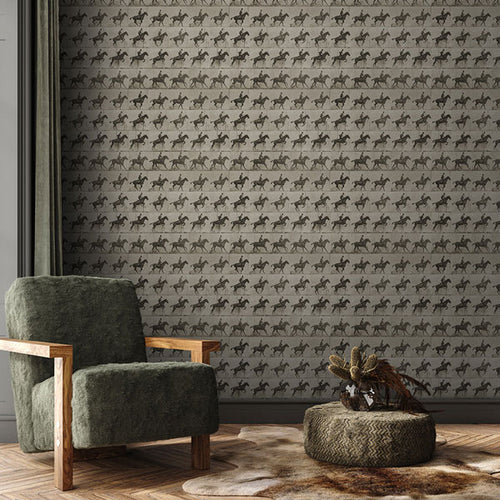 English Rider Wallpaper, Horse paper in 6 colors, custom available, various backgrounds to print and can change the scale of the design.